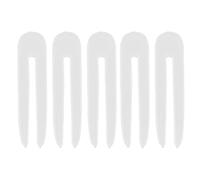 Hairpin Silicone Mold 5PCS Elastic DIY Resin Wax Gummy Molds for Craft Lovers Reusable Glossy Easy Demoulding Silicone Molds