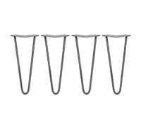 MonsterShop 4 X Hairpin Leg - 12 - Unfinished - 2 Prong - 10M