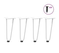 Hairpin Table Legs Hairpin Legs Coffee Table leg 4 pcs Solid Steel vidaXL