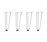 Hairpin Table Legs Hairpin Legs Coffee Table leg 4 pcs Solid Steel vidaXL