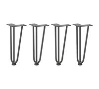 Hairpin Table Legs Hairpin Legs Coffee Table leg 4 pcs Solid Steel vidaXL