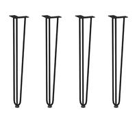 Hairpin Table Legs Hairpin Legs Coffee Table leg 4 pcs Solid Steel vidaXL
