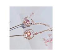 Hairpin Women Metal Glaze Hair Fork Hair Chopsticks Hairpin Woman Hair Jewelry Accessories Hosta Hair Clip Chinese Retro Hairpin Hairsticks(02)