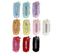 Hairpins for Small Dogs, Small Pet Hair Clips, Hairpins for Cats and Dogs, Hair Accessories, Pet Hair Ornaments, Hair Clips, Hair Ties, Polyester Material, Cute, Stylish, Pack of
