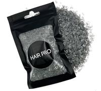 HairPro Italian Keratin Granulated Glue Beads - 10g Grey #8.1 - Safe Bonding Integrity & Consistent Melting Point Granules for Hair Extensions