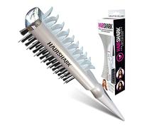 HAIRSHARK 3-in-1 Volume Hair Brush, Two-Sided Backcombing/Scalp Brush w/Boar and Polymer Bristles, Easy To Use Styling Comb for All Hair Types, Volume, Blow Dry Look, & Wave Brush