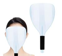 Hairspray Shield Face Cover, Transparent Face Shield For Hairspray, Hairspray Face Shield With Handle, Hair Hairdresser Styling masks Tools Transparent Haircut Cover Masks For Cut Bangs Dye Bangs