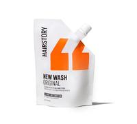 Hairstory New Wash Original, Cleansing Cream for All Hair Types, Shampoo & Conditioner Alternative, Promotes Scalp Health, Nourishes & Protects, 8oz