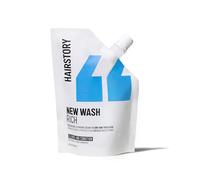Hairstory New Wash Rich, Ultra-Moisturizing Cleansing Cream for Dry & Thick Hair, Shampoo & Conditioner Alternative, Restores Softness & Shine, 8oz