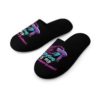 Hairstylist Styling Is My Superpower Warm Mens Slippers Slip On Soft Fleece House Shoes Winter Indoor Outdoor