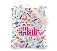 Hairstylist Tote Bag Hairdresser Gift Salon Stylist Gift Cosmetologist Gift Cosmetologist Gift My Job Is Hair Shoulder Bag (Job Hair Tote)
