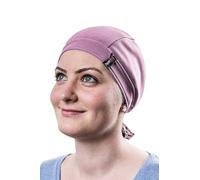 hairtex Stable-Cap with Tie-Up Bands - Protects Against Odours - Water-repellent, Dirt-resistant, Breathable lilac L