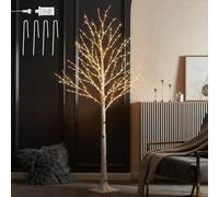Hairui Lighted Birch Tree 6FT 330 LED White Birch Tree with Lights for Christmas Holiday Party Decorations Plug in Indoor Outdoor Use