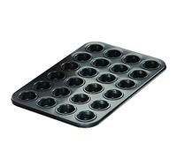 Hairy Bikers Bakeware, 24 Cup Muffin Tray, Non Stick, Dishwasher Safe, Blue