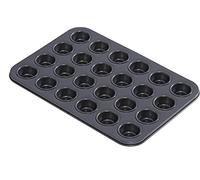 Hairy Bikers Bakeware, 24 Cup Muffin Tray, Non Stick, Dishwasher Safe, Red