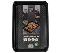 Hairy Bikers Bakeware, Large Roasting Tin, Non-Stick Coating, PFOA Free, Oven Safe, Dishwasher Safe, Freezer Safe, Black