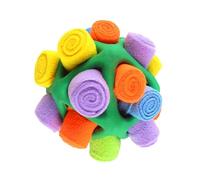 Hairy Buddy Dog Toys - Triangle Sniffing Ball for Dogs | Rubber Educational Teething Resistant Dog Search Toy Ball, Hidden Food Dog Interactive Toys for Indoor Dogs Keep Your Dog Interested and