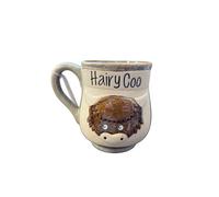 (Hairy Coo) Super Cute Brown Highland Cow Stoneware Mug 3 Quotes Available