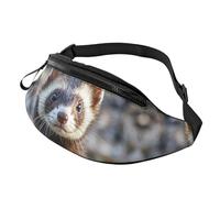 Hairy Ferret Fanny Pack Waist Bag For Men Women, Lightweight Adjustable Belt Bag Fashion Hip Bum Bag For Travel Hiking Running