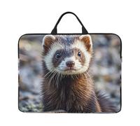 Hairy Ferret Laptop Case Sleeve 14 inch Shockproof Protective Notebook Case Travel Laptop Bag with Handle Waterproof Computer Cover Briefcase Handbags for Men Women