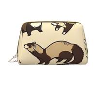 Hairy Ferret Makeup Organizer, Travel-Friendly Toiletry Pouch for Cosmetics, Skincare, Accessories