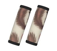 Hairy Ferret Print Car Handle Protectors Luggage Handle Wrap Grips 2 Packs Travel Non Slip Soft Grip
