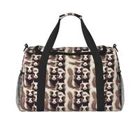 Hairy Ferret Print Foldable Carry On Tote Large Capacity Hand Carry Bag for Airplane Weekend Getaways