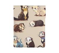 Hairy Ferret Printed Laptop Sleeve Bag 13-Inch - Leather Laptop Sleeve Case Shockproof Protective Computer Cover Bag