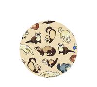 Hairy Ferret Printing 10 Pieces Air Freshener Cards,Car Scented Hanging Air Freshener Fragrant Sheets For Car Use