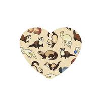Hairy Ferret Printing Fashion Car Air Freshener Cards 10 Pcs Car Scented Hanging Sheets