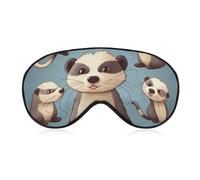 Hairy Ferret Sleep Mask,Adjustable Strap Sleeping Mask, Complete Light Blocking Sleep Shade Cover,Soft Breathable Comfortable Blindfold for Women and Men