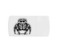 'Hairy Jumping Spider' Pill Box with Tablet Splitter (PI00034318)