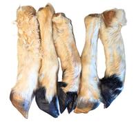 Hairy Lamb Leg Sheep Trotter - Natural Dewormer Dog Chew Treat Healthy Snack - Dog Pick and Mix (x5 Hairy Lamb Leg)
