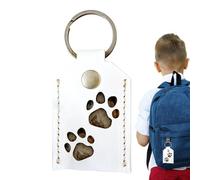 Hairy Pet Memorial Rocket - Rectangular Pendant with Key Ring, Suitable for Storing Photos and Pet | A Decorative Holder to Remember Puppies and Kittens