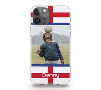Hairyworm Personalised Phone Case For Samsung Galaxy A Phones, A05s A15, A16, A26 A34, A36, A25, A51, A52, A52S, A53, A54, A55, A56 Custom Football England Flag Cover with One Image and Text