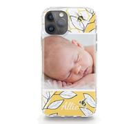 Hairyworm Personalised Phone Case For Samsung Galaxy A Phones, A05s A15, A16, A26 A34, A36, A25, A51, A52, A52S, A53, A54, A55, A56 Custom Honeycomb Yellow Bumble Bee Cover with One Image and Text