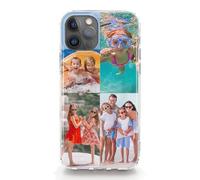 Hairyworm Personalised Phone Case For Samsung Galaxy A Phones, A15, A16, A34, A36, A25, A51, A52, A52S, A53, A54, A55, A56 Custom Photo Hard Cover, Personalize with Four Images