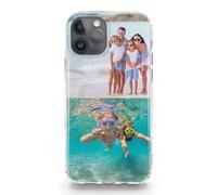 Hairyworm Personalised Phone Case For Samsung Galaxy A Phones, A15, A16, A34, A36, A25, A51, A52, A52S, A53, A54, A55, A56 Custom Photo Hard Cover, Personalize with Two Image Collage Layout