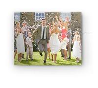 Hairyworm Personalised Wall Art, A5 Landscape (H:145.5mm x W:208mm) Metal Plaque with High-Definition Print, Customise with Image/with Photo