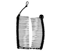 Hairzing S-T-R-E-T-C-H Banana Comb, New, Hair Accessory Perfect For Easy Ponytail, Updo Or Faux Hawk By Hairzing Medium Black