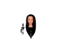 HairZtar 22-24in Amber+C Human Hair Mannequin Head for Cosmetology - Soft, Silky, No Synthetic Fiber, Ideal for Curling, Dyeing, Cutting & Styling