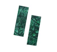 HAISDA Knife Handle Grips Scales,Acrylic Inlace Handle Material,Knifemakers Sword DIY Slabs,Pack of 2 pieces (Green)