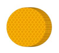HAISENG 10pcs Adhesive Reflective Tape Warning Motorcycles Sticker Reflective Wheel Cycling Gears Durability Bike Stickers