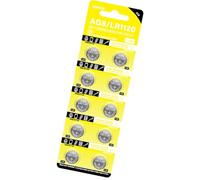 HAISENG 10pcs/sheet AG8 LR1120 Button Cell Batteries 1.5V Alkaline Long Time Power Supply For Toy Remote Controls Calculator