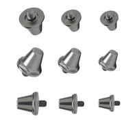 HAISENG 12Pcs Soccer Boot Cleats Football Boot Spikes Aluminum Studs Screw Cleat Studs Enduring Replacement