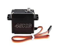 HAISENG 180 Degree Metal Gear Aluminum Case DSC45MG 45KG Coreless Motor Waterproof Servo Control Angles For Car Truck Waterproof Metal Servo