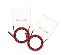 HAISENG 2Pcs Heatsink Thermoelectric Cooling Module TEC1-12715 Cooling Plate 12V-15.4V 15A Semiconductor Refrigeration Tablets Thermal Management