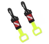 HAISENG 2Pcs Scubas Diving Regulator Octopuses Holder Silicones Diving Regulator Mouthpieces Keeper Retainer For Underwater Mouthpieces Retainer With Spring Clip