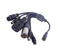 HAISENG 5.5x2.1mm Female To 8016 Male And 5.5x2.5mm 5521 Electric Scooter Adapter Cord For Secure Charging Connection
