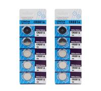 HAISENG 5pc/10pc Essential CR2016 Batteries Versatiless Button Cells Battery Source Highly Capacity Coin Cells Battery